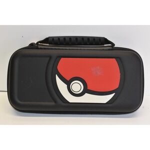 Nintendo Switch Pokemon Travel Case Pokeball Black Carry Zip Around 2018